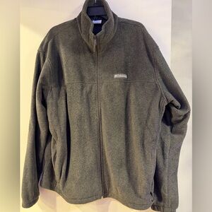 Columbia Men's Zip-Up Fleece Jacket- Grey